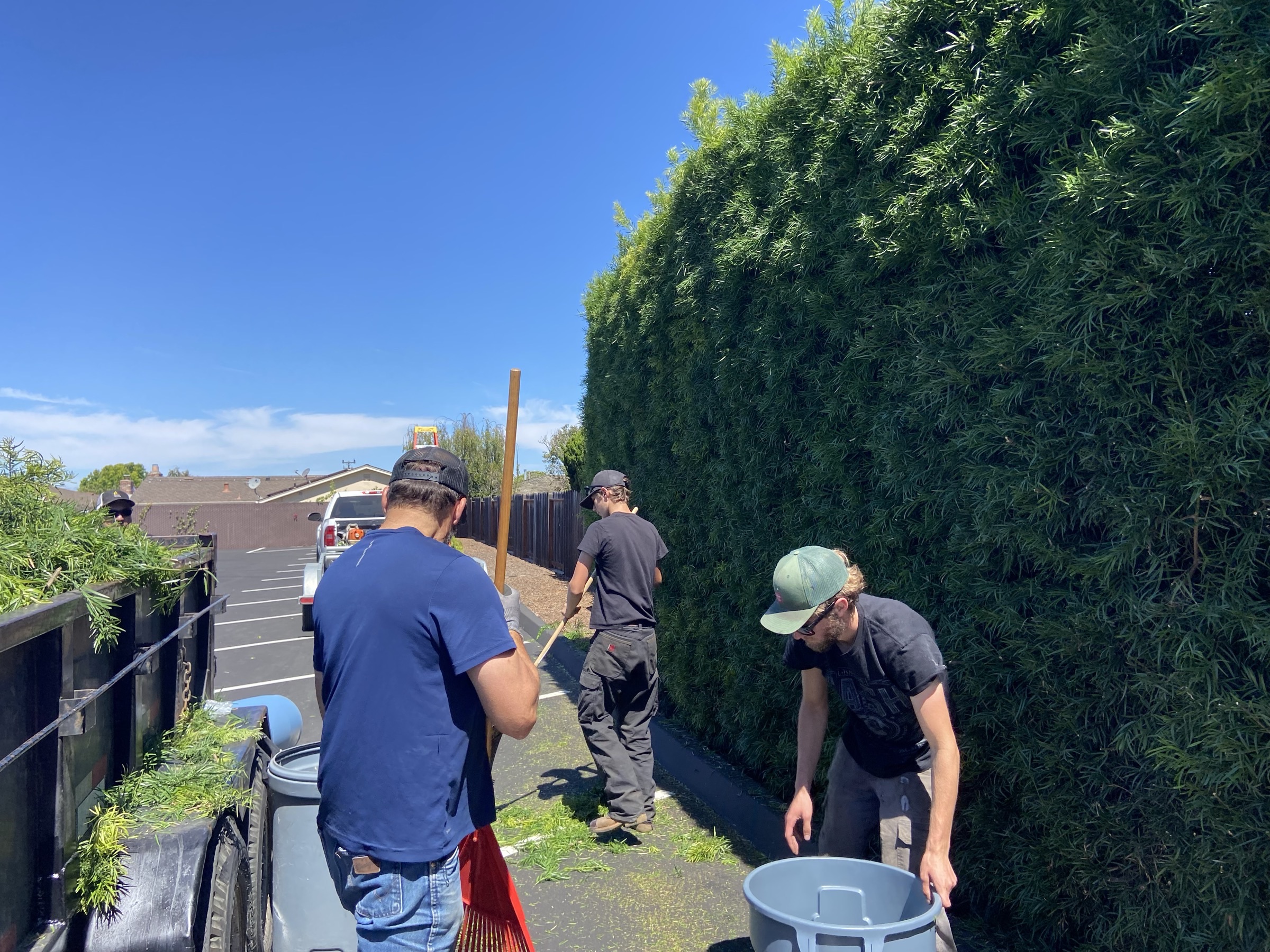 Mighty Men property service day at FBC Salinas